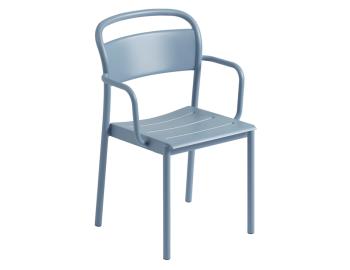 Linear Steel Armchair in Pale Blue by Thomas Bentzen for Muuto  image
