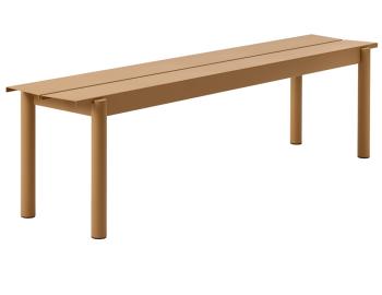 Linear Steel Bench in Burnt Orange by Thomas Bentzen for Muuto image