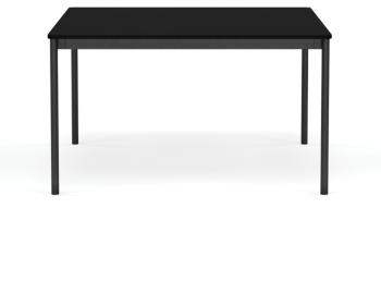 Base Table in Black Laminate with Black ABS Edge and Black Legs by Muuto  image