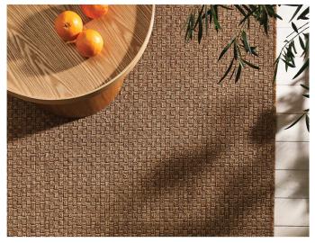 Flax Floor Rug Teak by Baya image