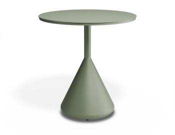 Kora Outdoor Cafe Table 71cm Dia Matt Eucalyptus Green by Bent Design image