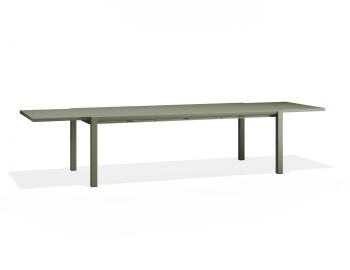 Reflect Outdoor Extendable Table 220-338cm Matt Eucalyptus Green by Bent Design image