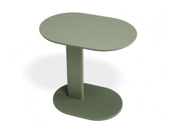 Deck Outdoor Side Table Matt Eucalyptus Green by Bent Design image
