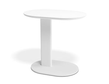 Deck Outdoor Side Table Matt White by Bent Design image