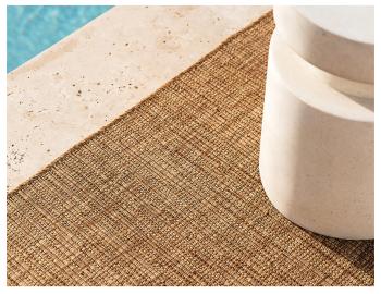 Noumea Floor Rug Teak by Baya image