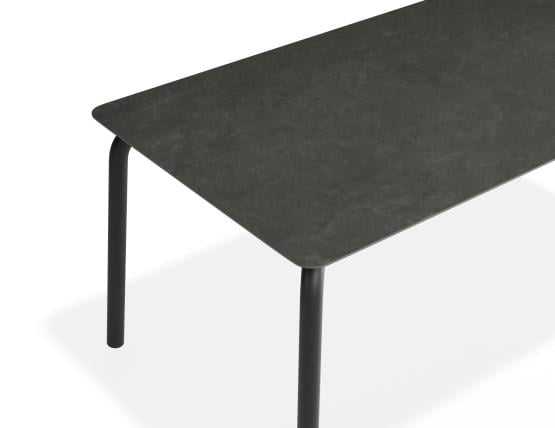 P 4 Roku Diningtable 160x90 Basalt Charcoal