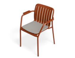 P 5 Roku Armchair Papaya Lightgreypad