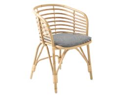 C100242113 Caneline Blend Armchair With Cushion Lightgreyzen Product 01