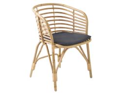 C100242114 Cane Line Blend Armchair Dk Greyambience Cushion Product 01