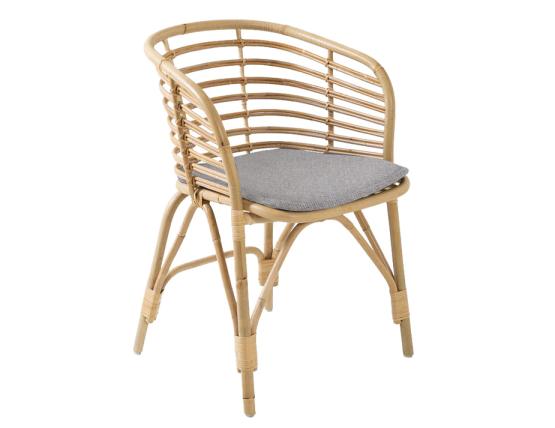 C100242116 Cane Line Blend Armchair Lt Brownessence Cushion Product 01