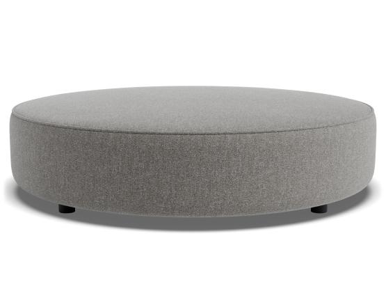 C136814170 Lune Round Low Ottoman 120cm Fossil Product 01