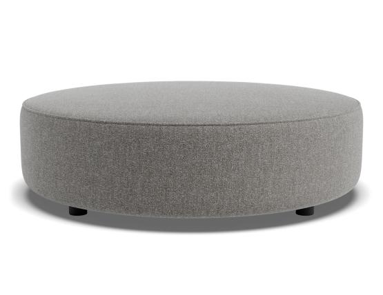 C136814180 Lune Round Low Ottoman 100cm Fossil Product 01