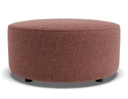 C136814130 Lune Round High Ottoman 80cm Berry Product 01