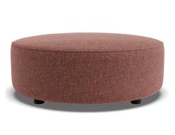 C136814200 Lune Round Low Ottoman 80cm Berry Product 01