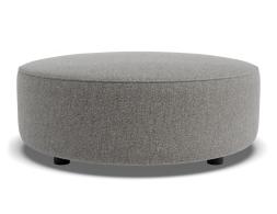 C136814200 Lune Round Low Ottoman 80cm Fossil Product 01