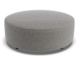C136814200 Lune Round Low Ottoman 80cm Fossil Product 02