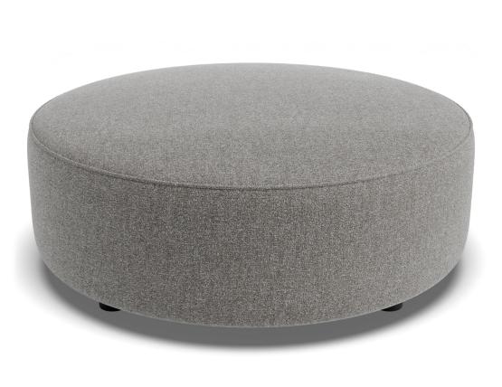 C136814200 Lune Round Low Ottoman 80cm Fossil Product 02