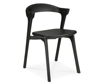 Bok Dining Chair Oak-Black-Black Leather by Ethnicraft image