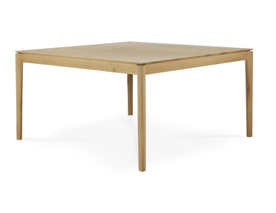 C139002162 Ethnicraft Bok Square Dining Table Oak Natural 145cm 01