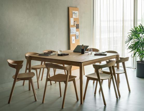 Ethnicraft Bok Square Oak Natural Dining Table Bok Dining Chair Oak Natural_0001_layer 7