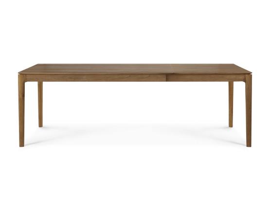 C139002174 Ethnicraft Extendable Dining Table Teak Natural 160cm 03