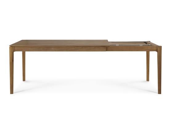 C139002174 Ethnicraft Extendable Dining Table Teak Natural 160cm 04