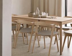 Ethnicraft Bok Extendable Dining Table Oak Bok Dining Chair Oak 02