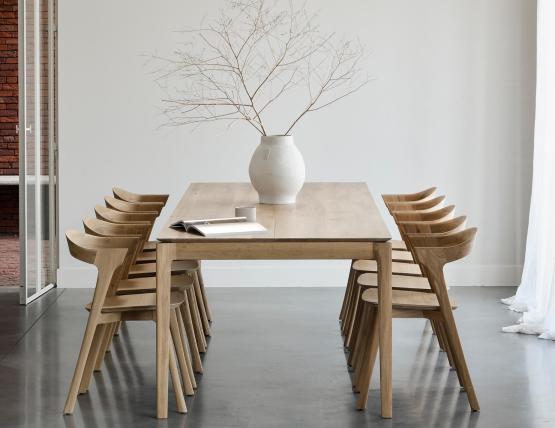 Ethnicraft Bok Extendable Dining Table Oak Bok Dining Chair Oak 01