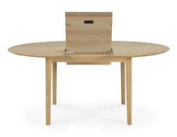 C139002194 Ethnicraft Bok Extendable Round Dining Table Oak Natural 04