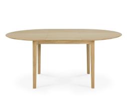 C139002194 Ethnicraft Bok Extendable Round Dining Table Oak Natural 05