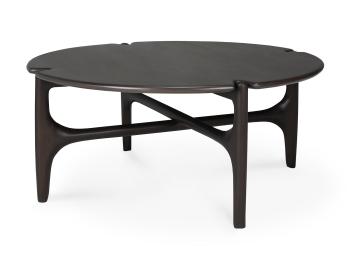 PI Coffee Table Mahogany-Dark Brown 80cm by Ethnicraft image