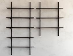 Ethnicraft Wall Shelf Mahogany Dark Brown Lifestyle 03