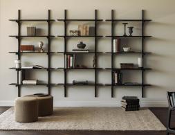Ethnicraft Wall Shelf Mahogany Dark Brown Lifestyle 08