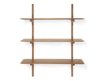 PI Wall Shelf Mahogany-Natural 3 Shelves by Ethnicraft image