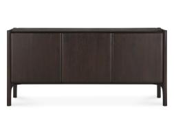 C139002667 Ethnicraft Pi Sideboard Teak Dark Brown 3 Doors 01