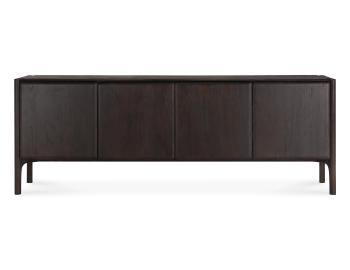 PI Sideboard Teak-Dark Brown 230cm 4 Doors by Ethnicraft image