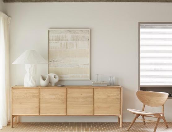C139002679 Ethnicraft Pi Sideboard Oak Natural 4 Door 04