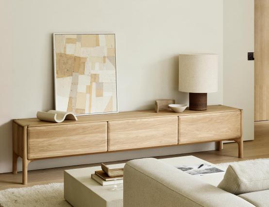 C139002681 Ethnicraft Tv Unit Oak Natural 242cm 04