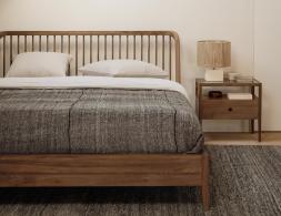 Ethnicraft Spindle Teak Natural Bed Bedside Table_0015_layer 2