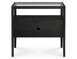 C139002781 Ethnicraft Spindle Bedside Table Black 01