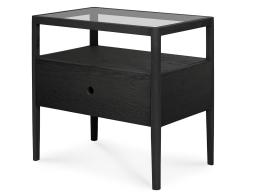 C139002781 Ethnicraft Spindle Bedside Table Black 02