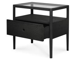 C139002781 Ethnicraft Spindle Bedside Table Black 03