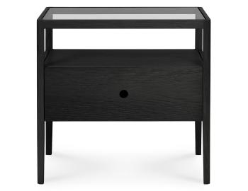Spindle Bedside Table Oak-Black by Ethnicraft image
