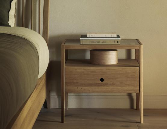 C139002784 Ethnicraft Spindle Bedside Table Oak Natural 04