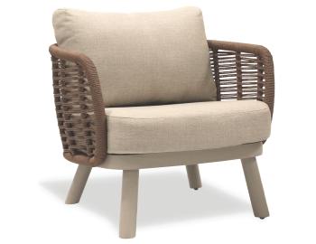 Sorrento Outdoor Lounge Chair in Latte by Bent Design image