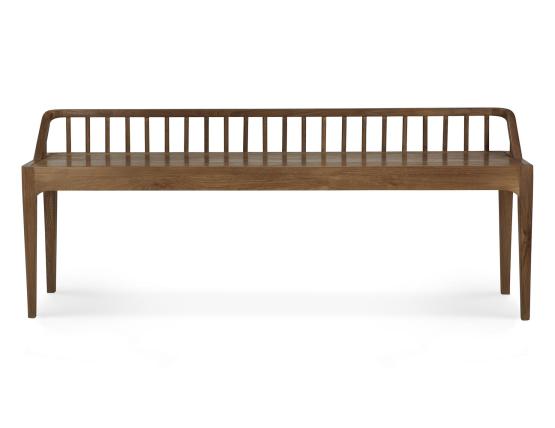 C139002787 Ethnicraft Spindle Bench Teak Natural 01