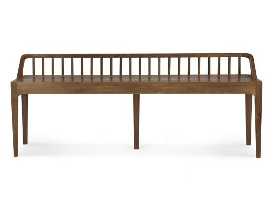C139002787 Ethnicraft Spindle Bench Teak Natural 02