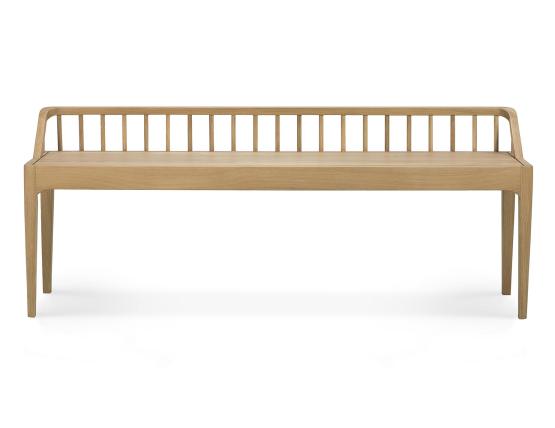 C139002793 Ethnicraft Spindle Bench Oak Natural 01