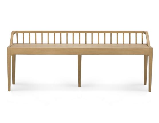 C139002793 Ethnicraft Spindle Bench Oak Natural 02