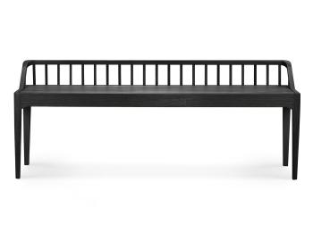 Spindle Bench Oak-Black by Ethnicraft image